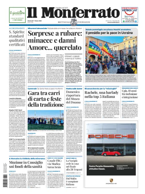 Il Monferrato - Edizione 16 del 01/03/2022